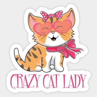 Crazy Cat Lady Sticker